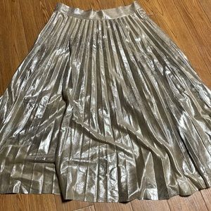 Zara accordion pleated skirt
